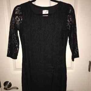Black lacy dress